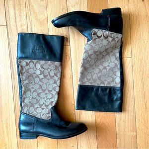 Coach Knee High Riding Boots